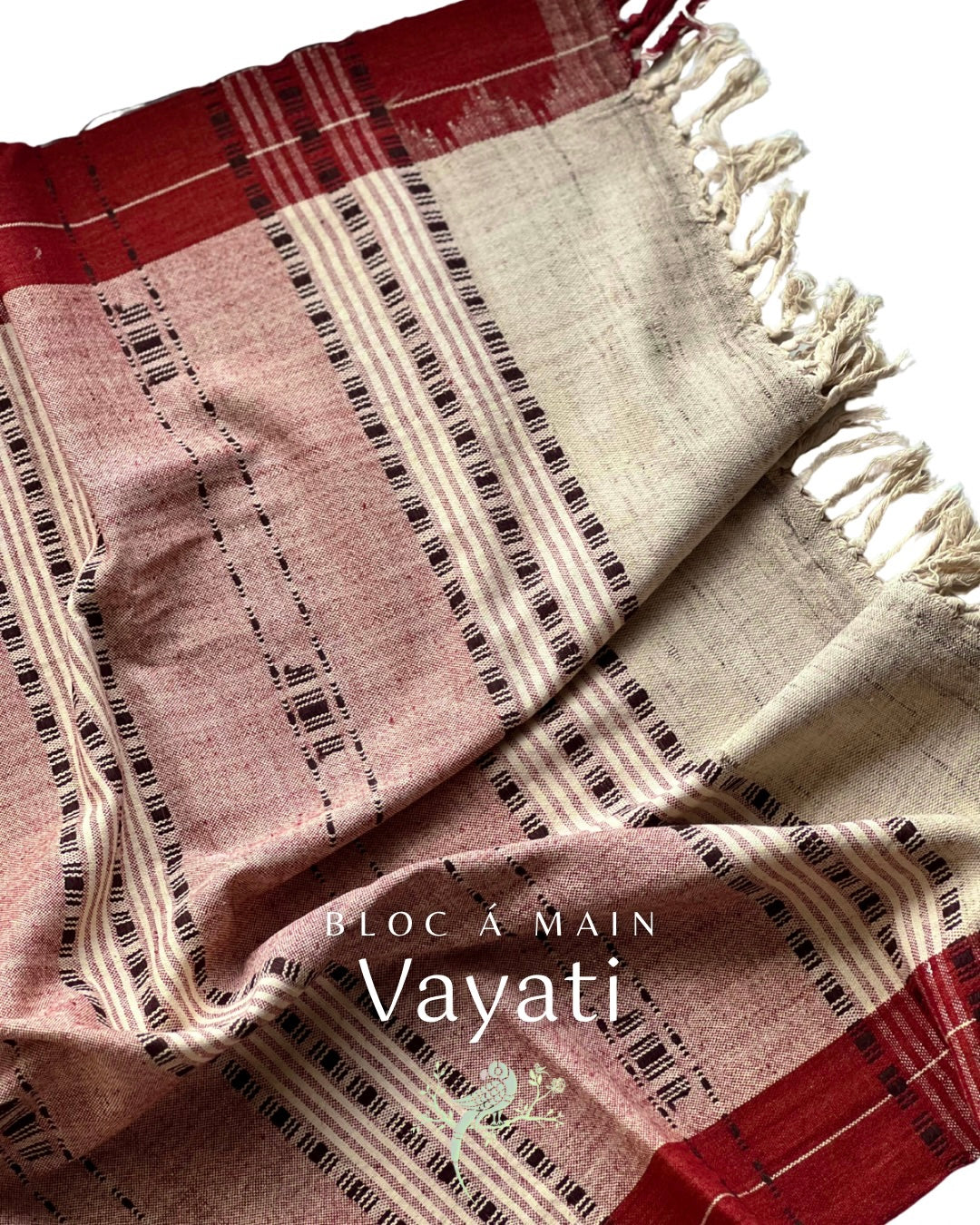 Vayati Kosa Silk Weave - Stole - Asvi Atelier - Silk Mark Certified