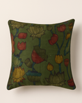 Kanak tala Vintage Kalamkari Silk Cushion