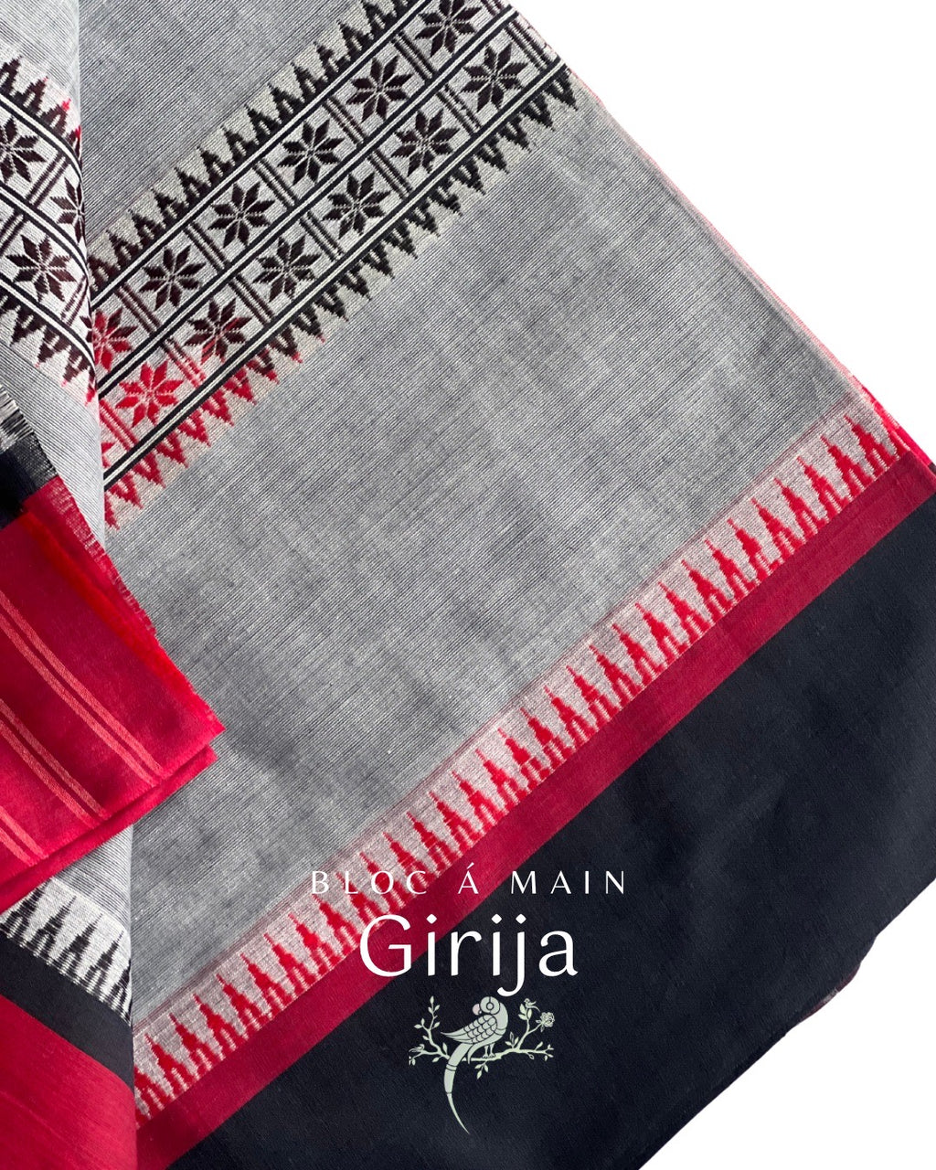 Girija Cotton Begumpuri Saree by Asvi Atelier