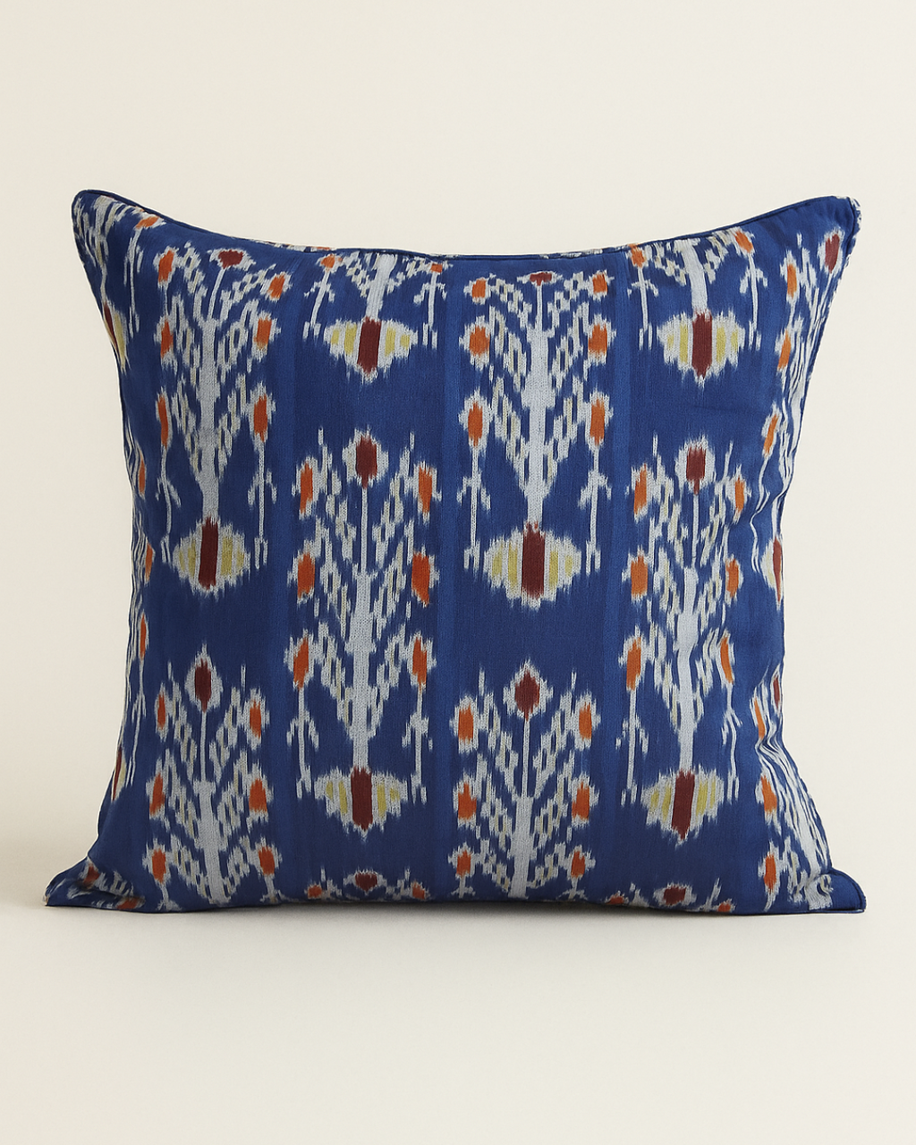Megh Handwoven Ikat Cushion Cover – 20 x 20 inch by Bloc à Main