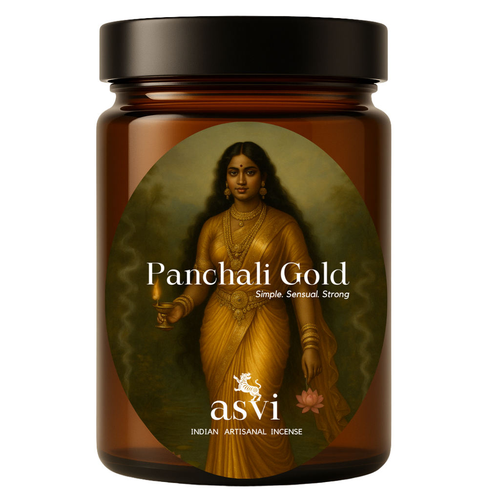 Panchali - Women of Mythology Incense Cones - Asvi Incense - 30 cones - 100% Organic Essential Oils